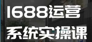 1688高阶运营系统实操课，快速掌握1688店铺运营的核心玩法-海旭网创
