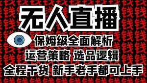2025无人直播这么做就对了，保姆级全面解析，全程干货，新手老手都可上手-海旭网创