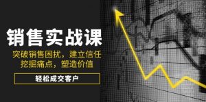 销售实战课，突破销售困扰，建立信任，挖掘痛点，塑造价值，轻松成交客户-海旭网创