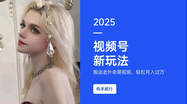 搬运老外奇葩视频，撸视频号分成计划收益，每天只需一小时，新手小白轻松月入过W-海旭网创