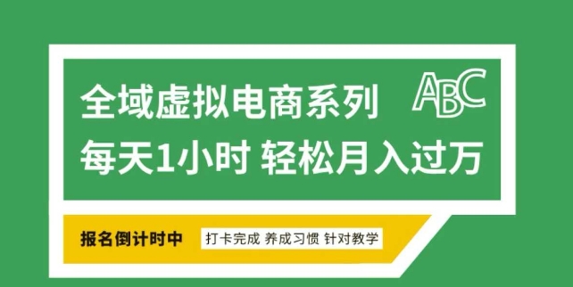 全域虚拟电商变现系列，通过平台出售虚拟电商产品从而获利-海旭网创