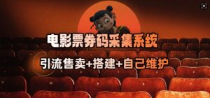 电影票券码采集系统_从商户放单转型做抢单达人-海旭网创