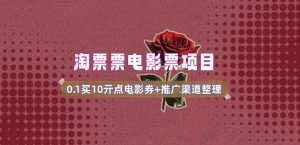 电影票无门槛券推广_0.1亓买10亓无门槛+渠道入口(v1.0版教程)-海旭网创