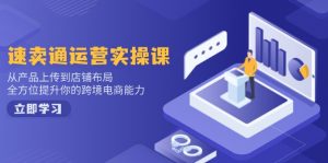 速卖通运营实操课，从产品上传到店铺布局，全方位提升你的跨境电商能力-海旭网创