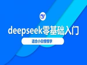 deepseek零基础入门-deepseek教程2025，适合小白慢慢学-海旭网创