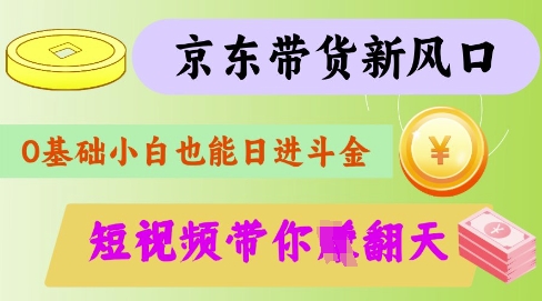 最新京东短视频带货代运营秘籍，轻松躺挣【揭秘】-海旭网创