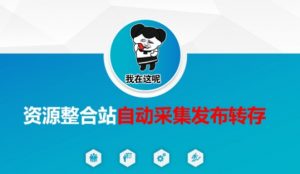 资源整合站自动采集发布转存，解放双手-海旭网创