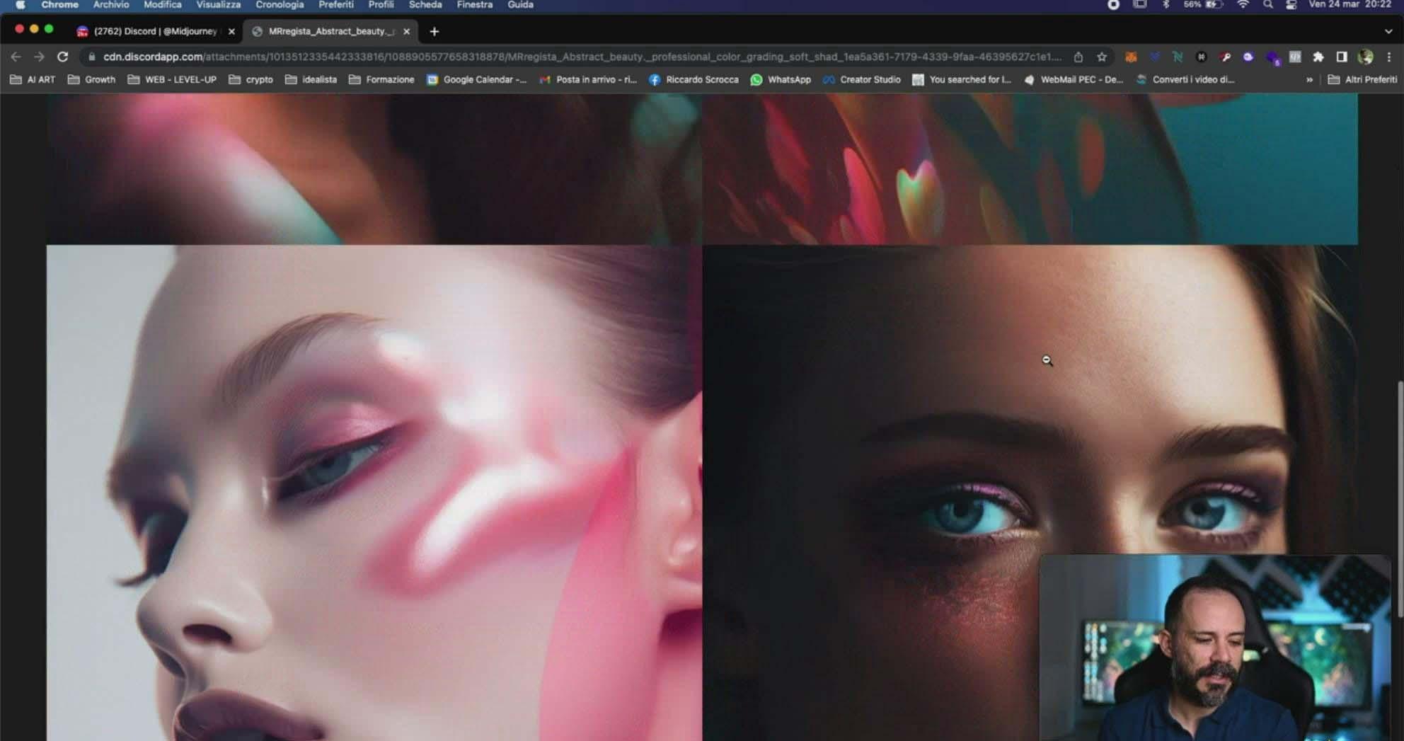 图片[5]-Midjourney AI人工智能创建和销售令人惊叹的海报教程-10节课-中英字幕-海旭网创