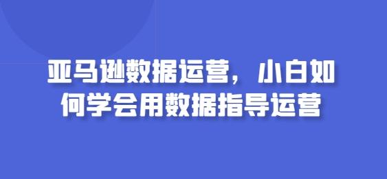 亚马逊数据运营，小白如何学会用数据指导运营-海旭网创