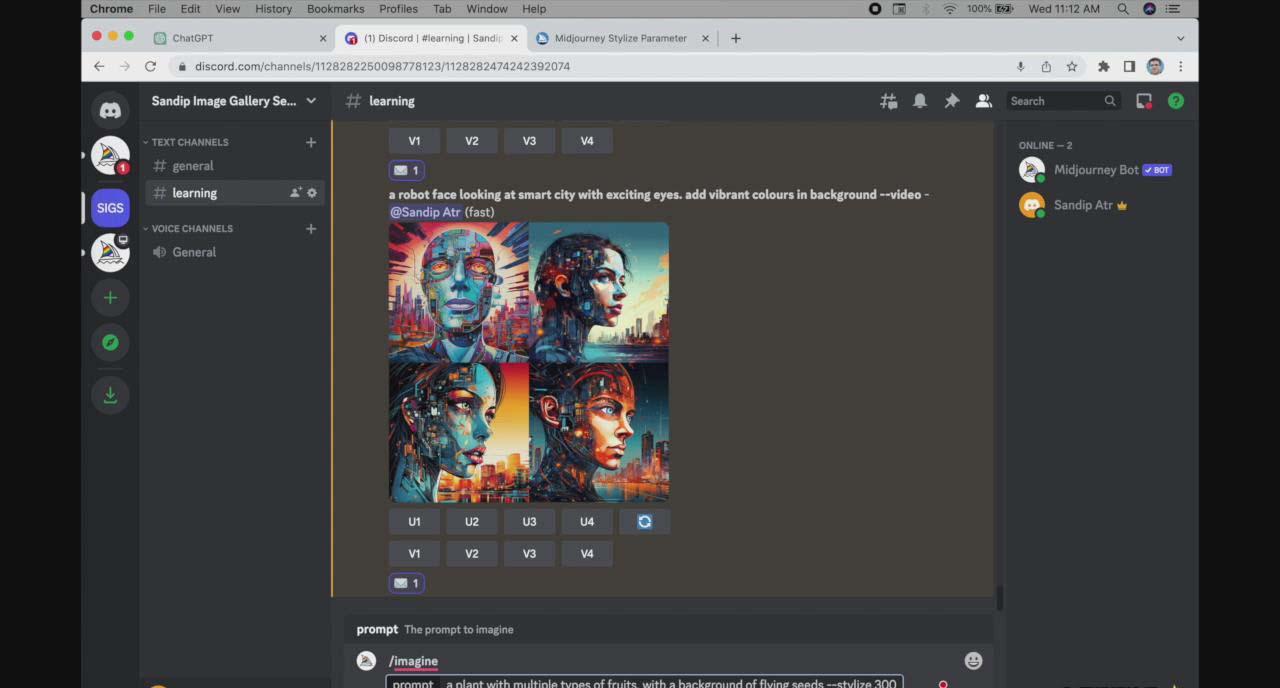 图片[2]-ChatGPT4 和 MidJourney AI 绘画聊天革命性指南教程-33节视频课-中英字幕-海旭网创