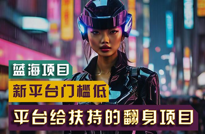 【蓝海项目】新平台无脑搬运，翻身项目 门槛低 小白也能轻松上手 日入500+-海旭网创
