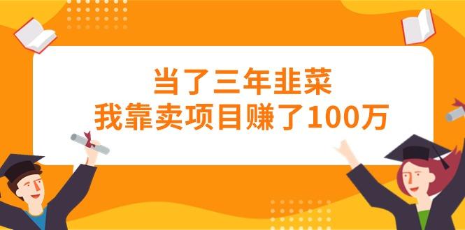 当了三年韭菜我靠卖项目赚了100万-海旭网创