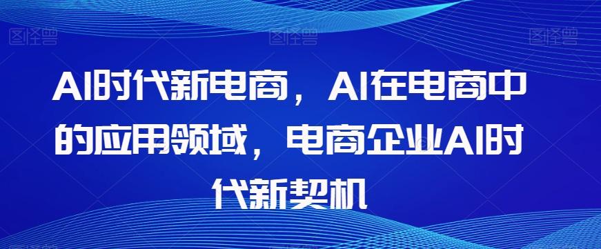 Al时代新电商，Al在电商中的应用领域，电商企业AI时代新契机-海旭网创