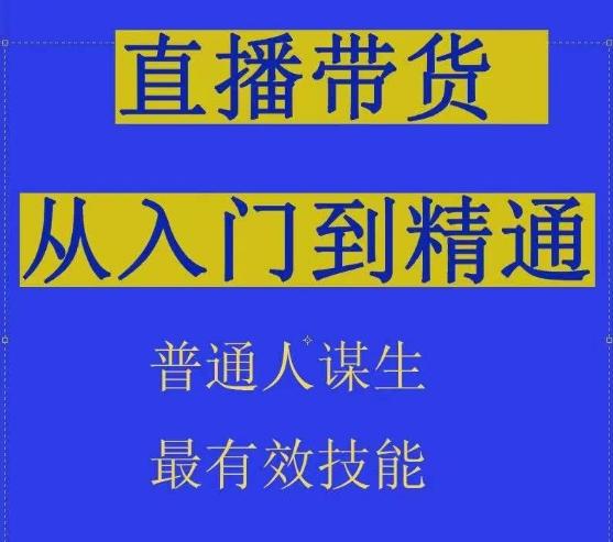 2024抖音直播带货直播间拆解抖运营从入门到精通，普通人谋生最有效技能-海旭网创