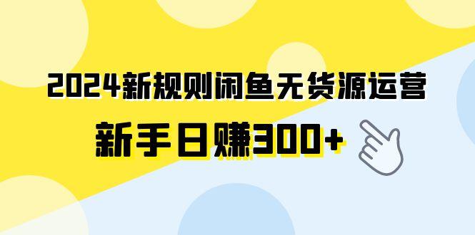 (9522期)2024新规则闲鱼无货源运营新手日赚300+-海旭网创