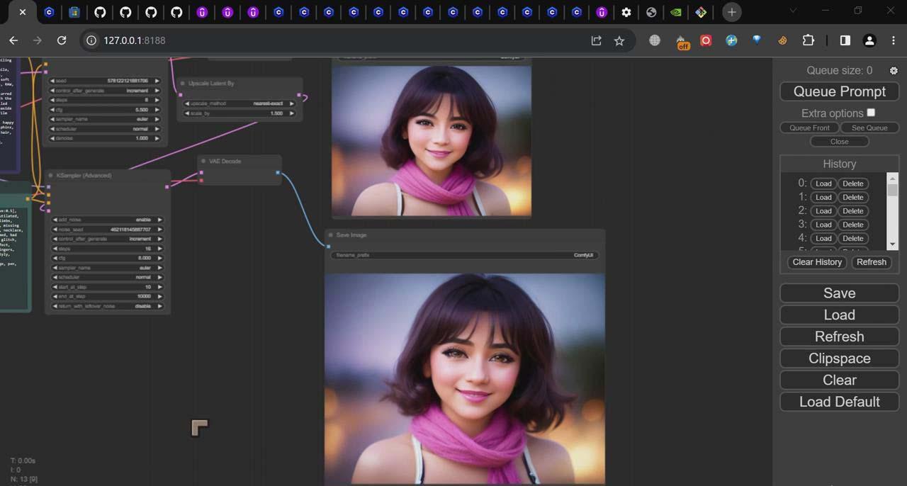 图片[2]-ComfyUI利用Stable Diffusion学习AI GUI工作流程教程-中英字幕-海旭网创