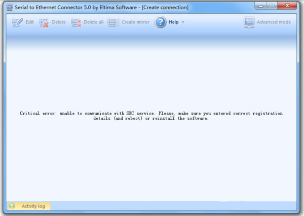 Serial to Ethernet Connector(串口共享器) v5.0.8 绿色版-海旭网创
