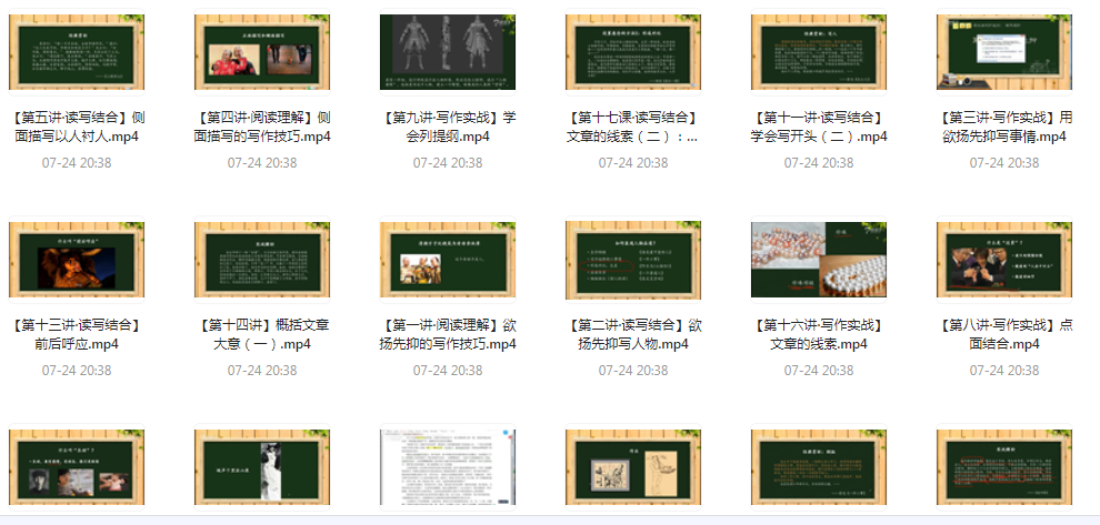 阅读理解及写作技法-海旭网创