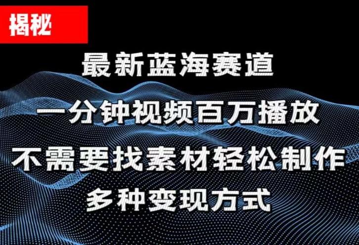 揭秘！一分钟教你做百万播放量视频，条条爆款，各大平台自然流，轻松月…-海旭网创