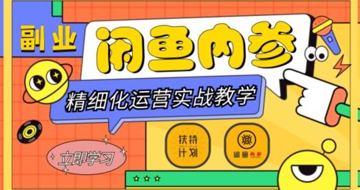 闲鱼精细化运营入门+高阶实战教学，从底层逻辑到轻松变现，多维度玩转闲鱼副业-海旭网创