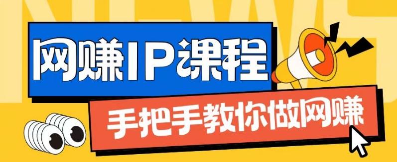 ip合伙人打造1.0，从0到1教你做网创，实现月入过万【揭秘】-海旭网创