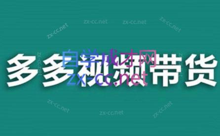 老贺·拼多多视频带货(更新至2024)-海旭网创