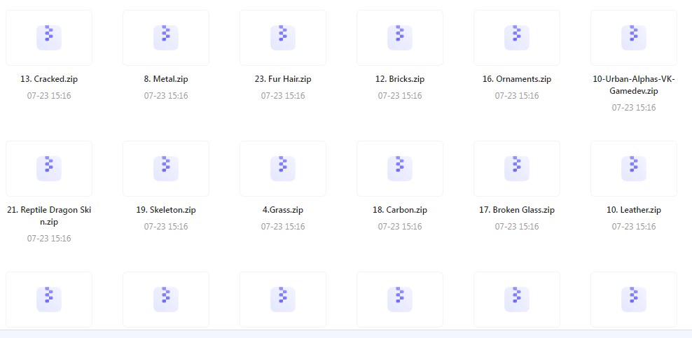 【素材分享】实用教程+素材 Zbrush与Blender表面纹理合集-海旭网创