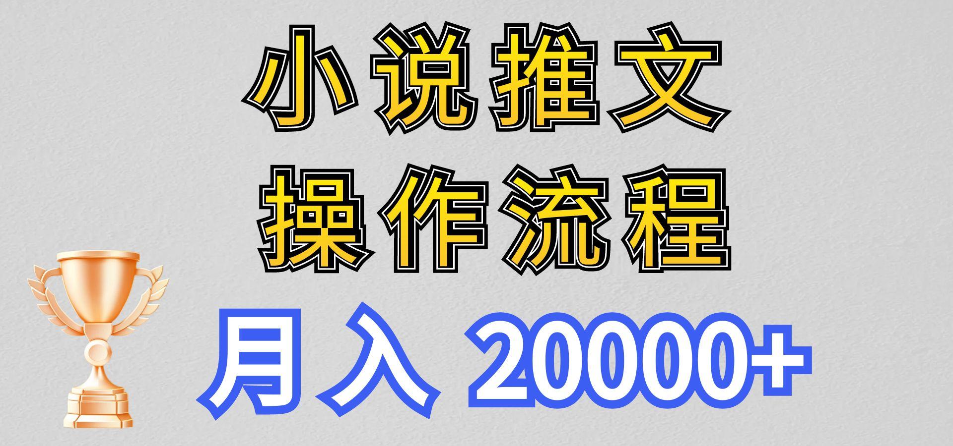 小说推文项目新玩法操作全流程，月入20000+，门槛低非常适合新手-海旭网创