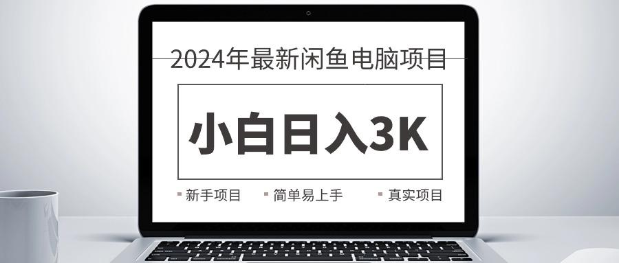 2024最新闲鱼卖电脑项目，新手小白日入3K+，最真实的项目教学-海旭网创