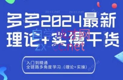 拼多多2024最新规则理论结合实际的干货-海旭网创