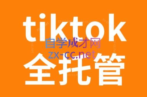 TikTok跨境电商全托管运营模式精品课-海旭网创
