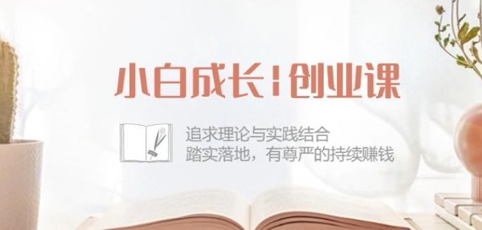 小白成长创业课：追求理论与实践结合，踏实落地，有尊严的持续赚钱-42节-海旭网创