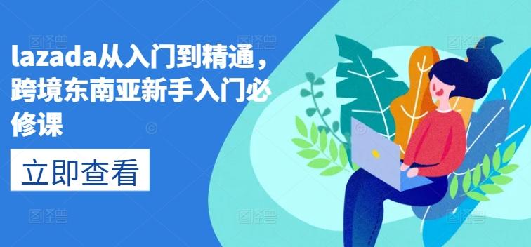 lazada从入门到精通，跨境东南亚新手入门必修课-海旭网创