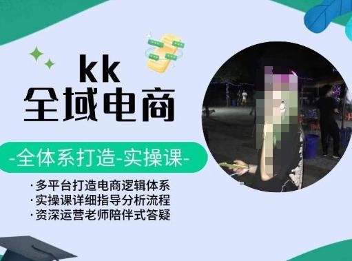 KK全域电商，全体系打造实操课，多平台打造电商逻辑体系-海旭网创