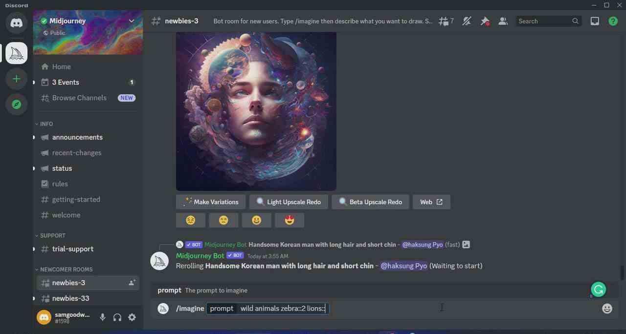Midjourney AI人工智能艺术图片从入门到高级创作教程-33节课-中英字幕-海旭网创