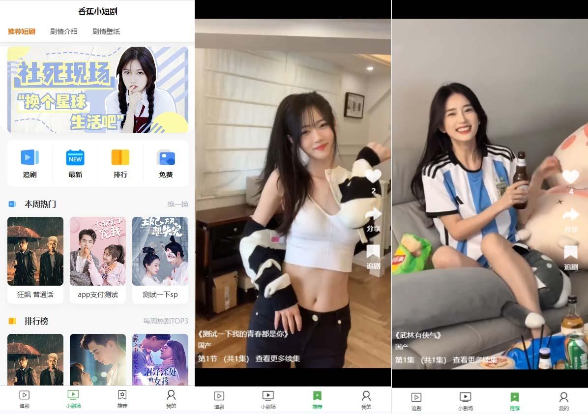 (8542期)小剧场短剧影视系统源码 全开源 带支付收益+会员机制+代理推广等模式【…-海旭网创